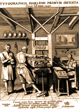 atelier tipografic medieval